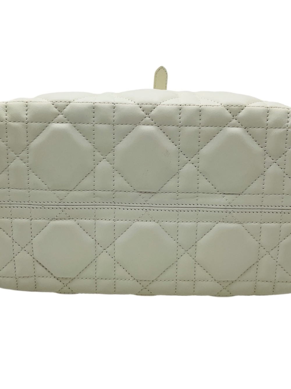 CHRISTIAN DIOR LATTE MACROCANNAGE CALFSKIN SMALL DIOR TOUJOURS BAG - Picture 4 of 16